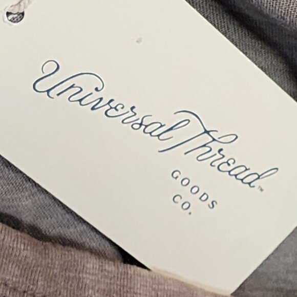 Universal Thread Goods Co. Galvanized Gray Cotton Fitted V Neck SS T-Shirt Sz 3X - Picture 14 of 16